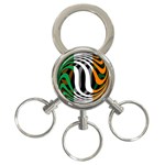 Ireland 3-Ring Key Chain