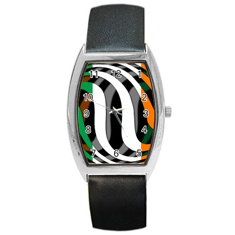 Ireland Barrel Style Metal Watch from ArtsNow.com Front