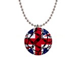 United Kingdom 1  Button Necklace