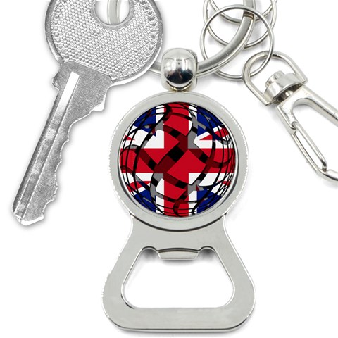 United Kingdom Bottle Opener Key Chain from ArtsNow.com Front