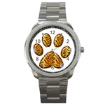 Tiger Paw Sport Metal Watch