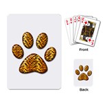 Tiger Paw Playing Cards Single Design