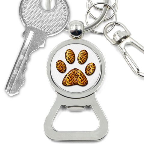 Tiger Paw Bottle Opener Key Chain from ArtsNow.com Front