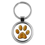 Tiger Paw Key Chain (Round)