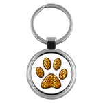 Tiger Paw Key Chain (Round)