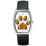 Tiger Paw Barrel Style Metal Watch