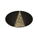 Christmas Tree Sparkle Jpg 10 Pack Sticker (Oval)