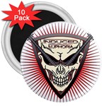 Induced Euphoria New Skull Logo Com R 3  Magnet (10 pack)