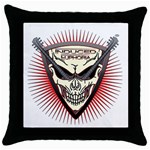 Induced Euphoria New Skull Logo Com R Throw Pillow Case (Black)