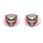 Induced Euphoria New Skull Logo Com R Cufflinks (Oval)