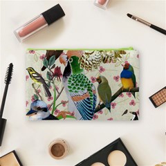 Pretty Birdies Medium Cosmetic Bag (Medium) from ArtsNow.com Back