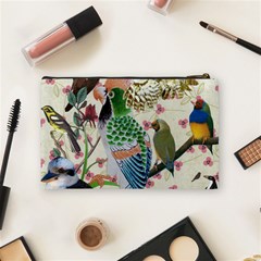 Pretty Birdies Medium Cosmetic Bag (Medium) from ArtsNow.com Back