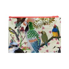 Pretty Birdies Medium Cosmetic Bag (Large) from ArtsNow.com Back