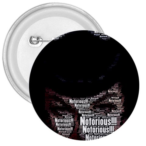 Notorious Bette 3  Button from ArtsNow.com Front