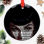 Notorious Bette Ornament (Round)