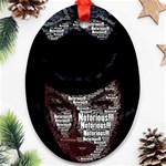 Notorious Bette Ornament (Oval)