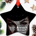 Notorious Bette Ornament (Star)