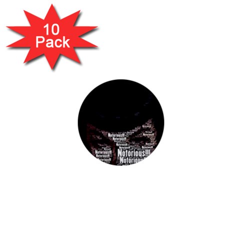 Notorious Bette 1  Mini Button (10 pack)  from ArtsNow.com Front