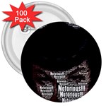 Notorious Bette 3  Button (100 pack)