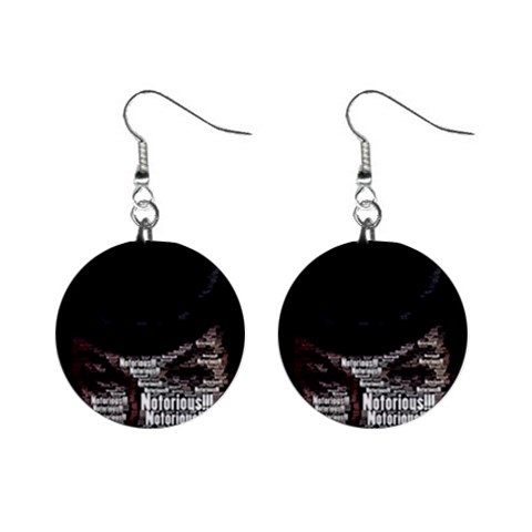 Notorious Bette 1  Button Earrings from ArtsNow.com Front