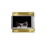 Notorious Bette Gold Trim Italian Charm (9mm)