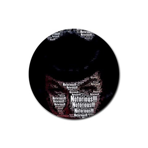 Notorious Bette Rubber Coaster (Round) from ArtsNow.com Front