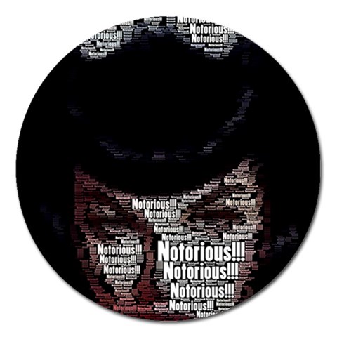 Notorious Bette Magnet 5  (Round) from ArtsNow.com Front