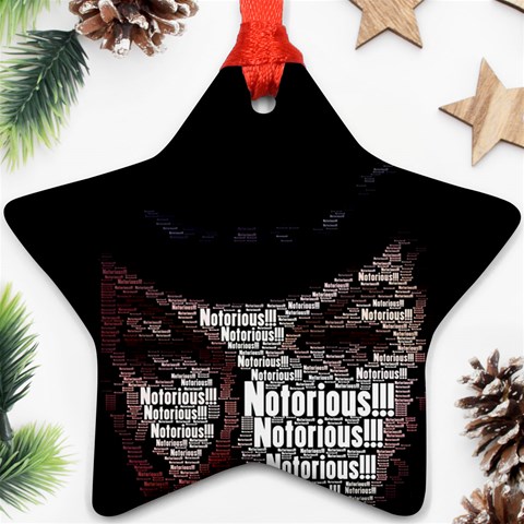 Notorious Bette Star Ornament (Two Sides) from ArtsNow.com Front