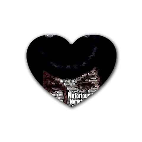 Notorious Bette Heart Coaster (4 pack) from ArtsNow.com Front