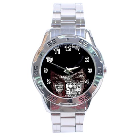 Notorious Bette Stainless Steel Analogue Men’s Watch from ArtsNow.com Front
