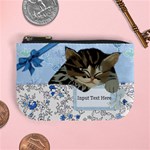 Sleeping Kitten Mini Coin Purse