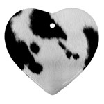 Cow Print	 Ornament (Heart)