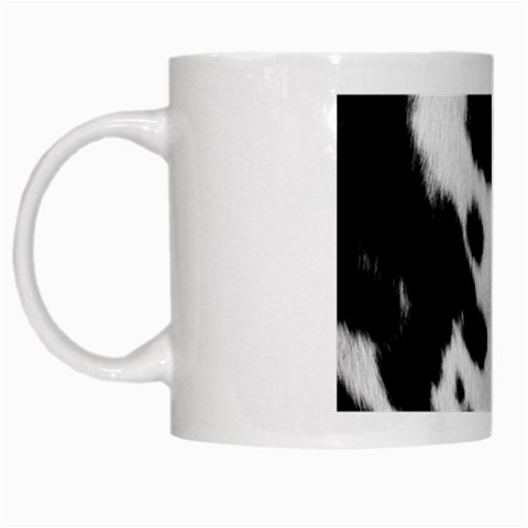 Cow Print	 White Mug from ArtsNow.com Left