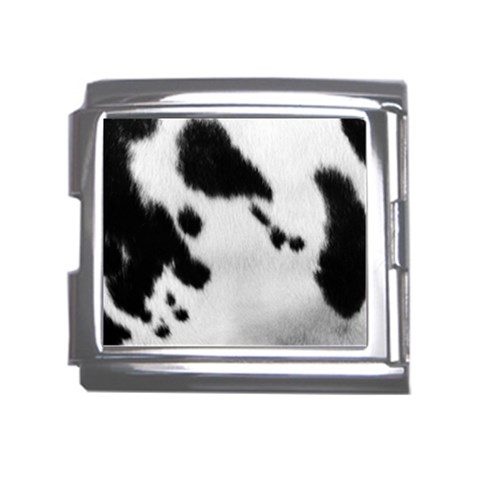 Cow Print	 Mega Link Italian Charm (18mm) from ArtsNow.com Front