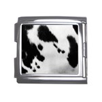 Cow Print	 Mega Link Italian Charm (18mm)