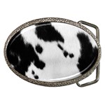 Cow Print	 Belt Buckle