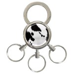 Cow Print	 3-Ring Key Chain