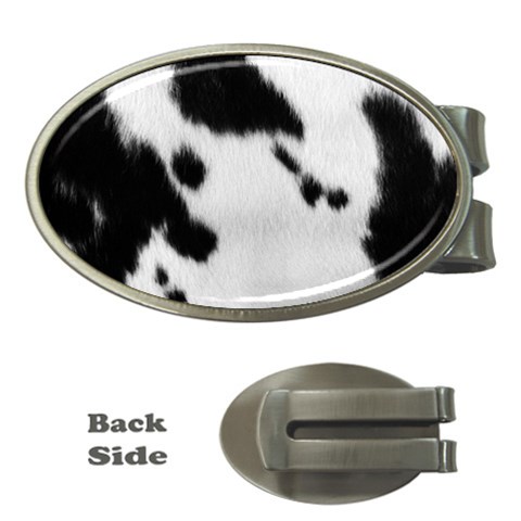 Cow Print	 Money Clip (Oval) from ArtsNow.com Front