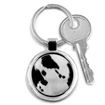 Cow Print	 Key Chain (Round)