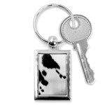 Cow Print	 Key Chain (Rectangle)