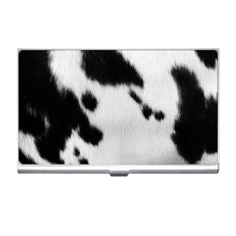 Cow Print	 Business Card Holder from ArtsNow.com Front