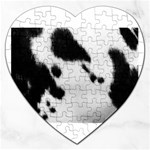 Cow Print	 Jigsaw Puzzle (Heart)