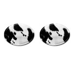 Cow Print	 Cufflinks (Oval)