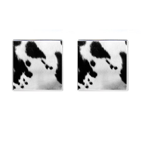 Cow Print	 Cufflinks (Square) from ArtsNow.com Front(Pair)