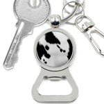 Cow Print	 Bottle Opener Key Chain