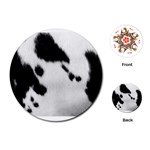 Cow Print	Playing Cards (Round)