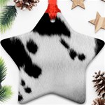 Cow Print	 Star Ornament (Two Sides)