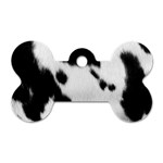 Cow Print	 Dog Tag Bone (Two Sides)