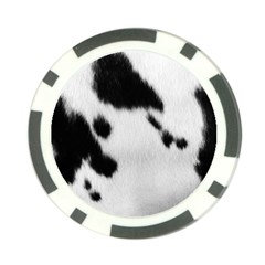 Cow Print	 Poker Chip Card Guard from ArtsNow.com Front