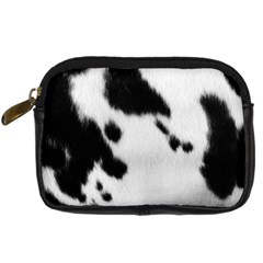 Cow Print	 Digital Camera Leather Case from ArtsNow.com Front